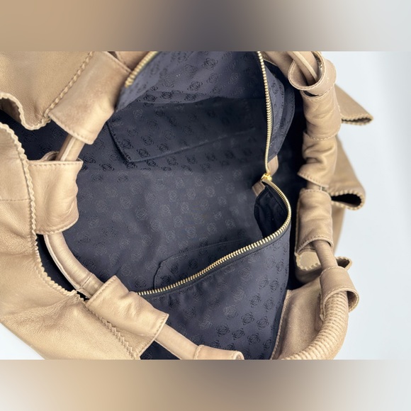 Loewe Napa Aire Cream Anagram Leather Handbag - Picture 10 of 16
